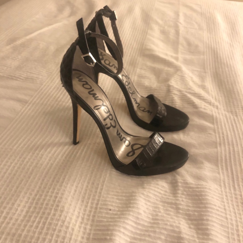 Sam Edelman Strappy Snake Skin Pumps